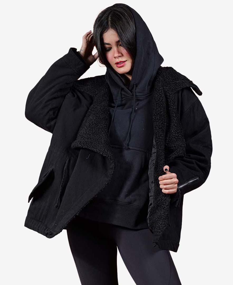 کاپشن خز دار زنانه