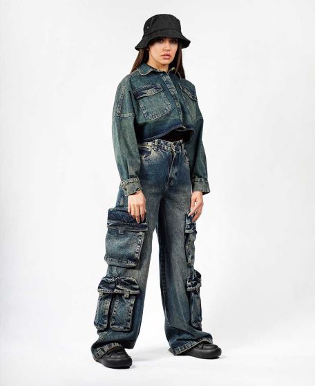 شلوار کارگو زنانه