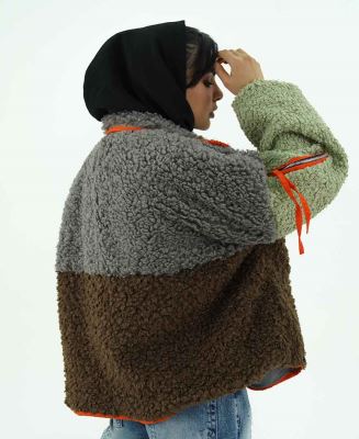 کاپشن ترکیبی زنانه