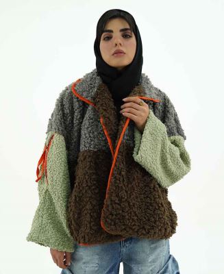 کاپشن ترکیبی زنانه