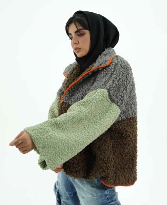 کاپشن ترکیبی زنانه