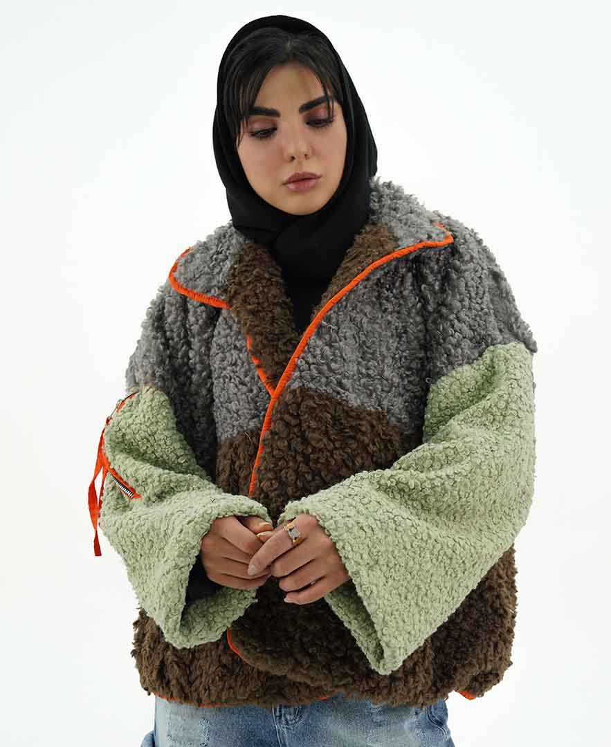 کاپشن ترکیبی زنانه