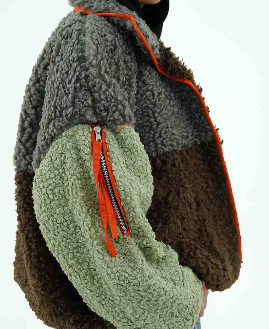 کاپشن ترکیبی زنانه