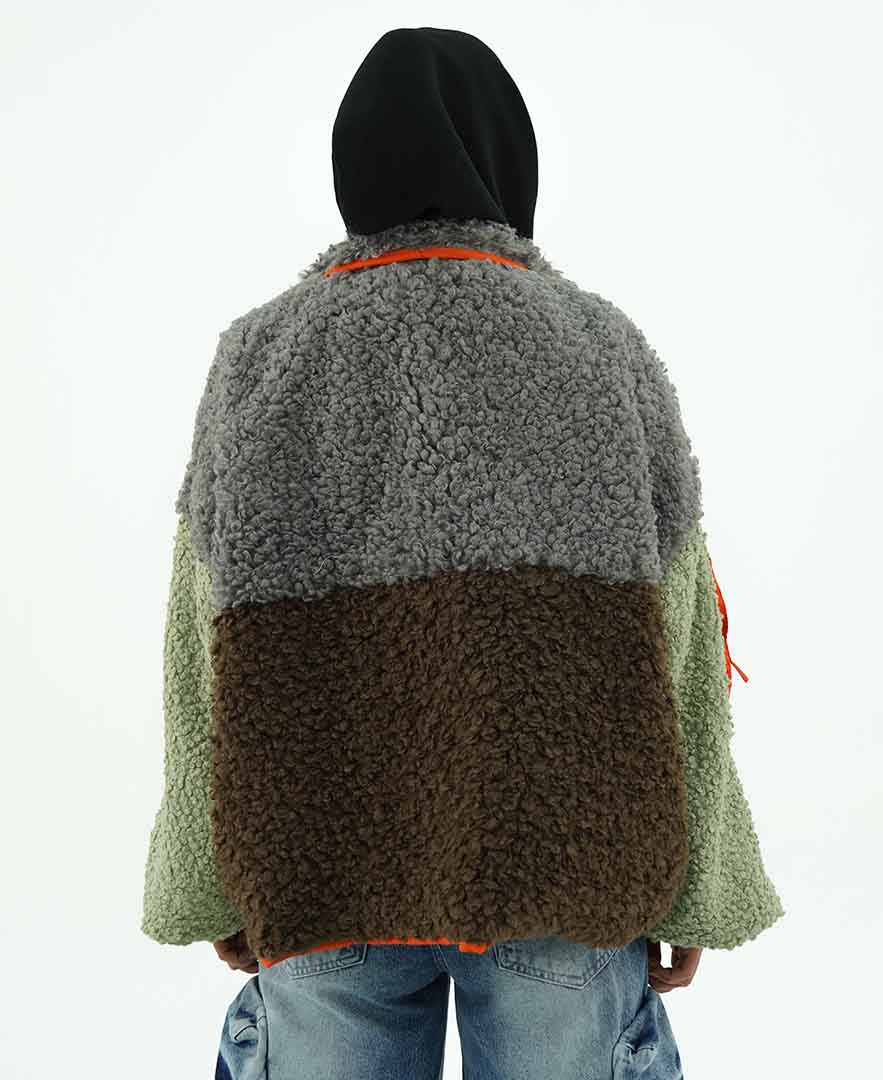 کاپشن ترکیبی زنانه