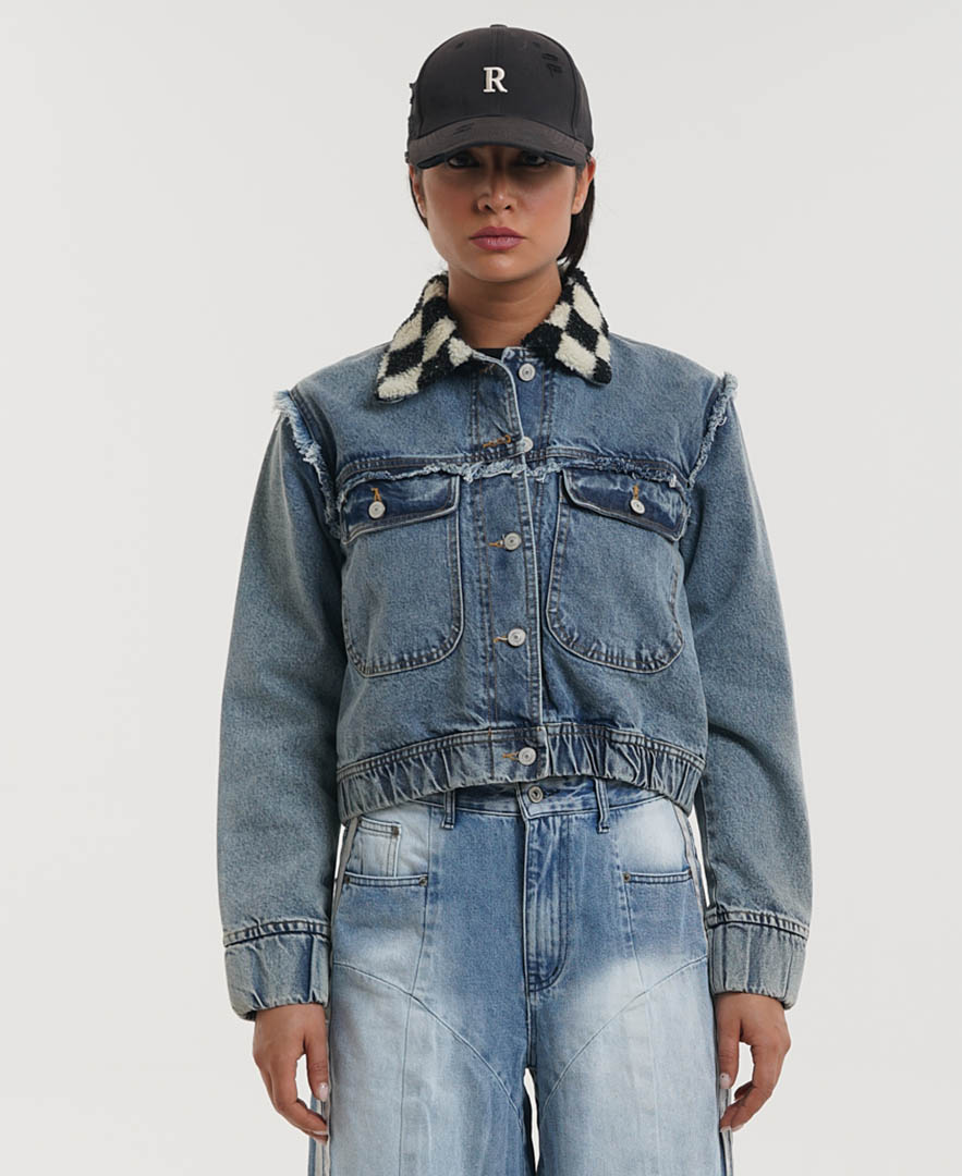 ژاکت ترکیبی زنانه