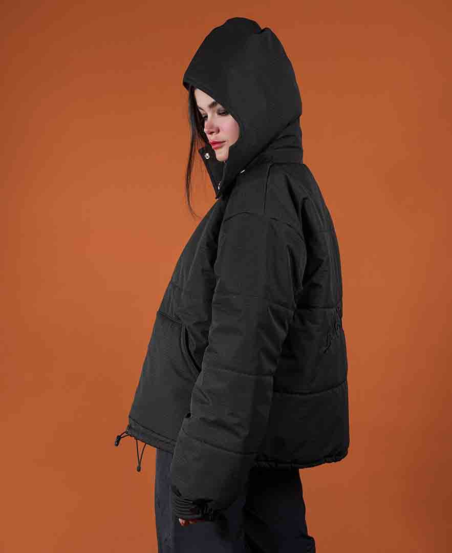 کاپشن کلاه دار زنانه