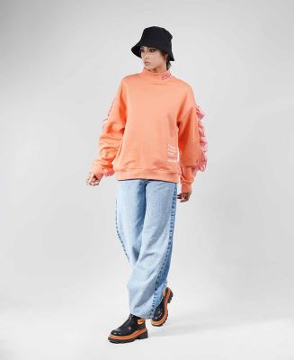 سوییشرت چین دار زنانه