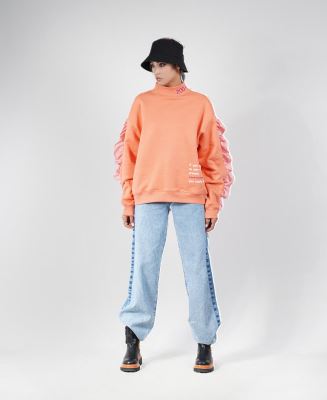 سوییشرت چین دار زنانه