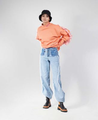 سوییشرت چین دار زنانه