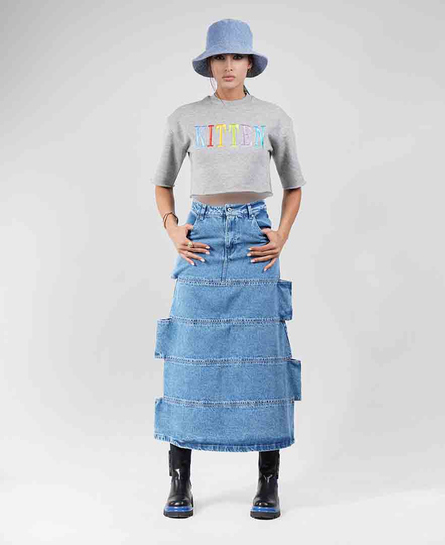 تیشرت گلدوزی شده زنانه