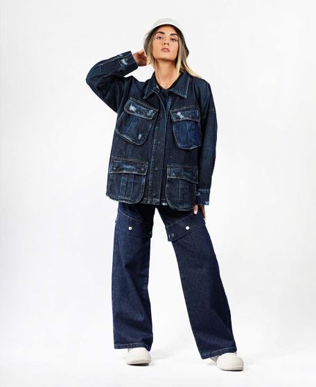 شلوار پرچ دار زنانه