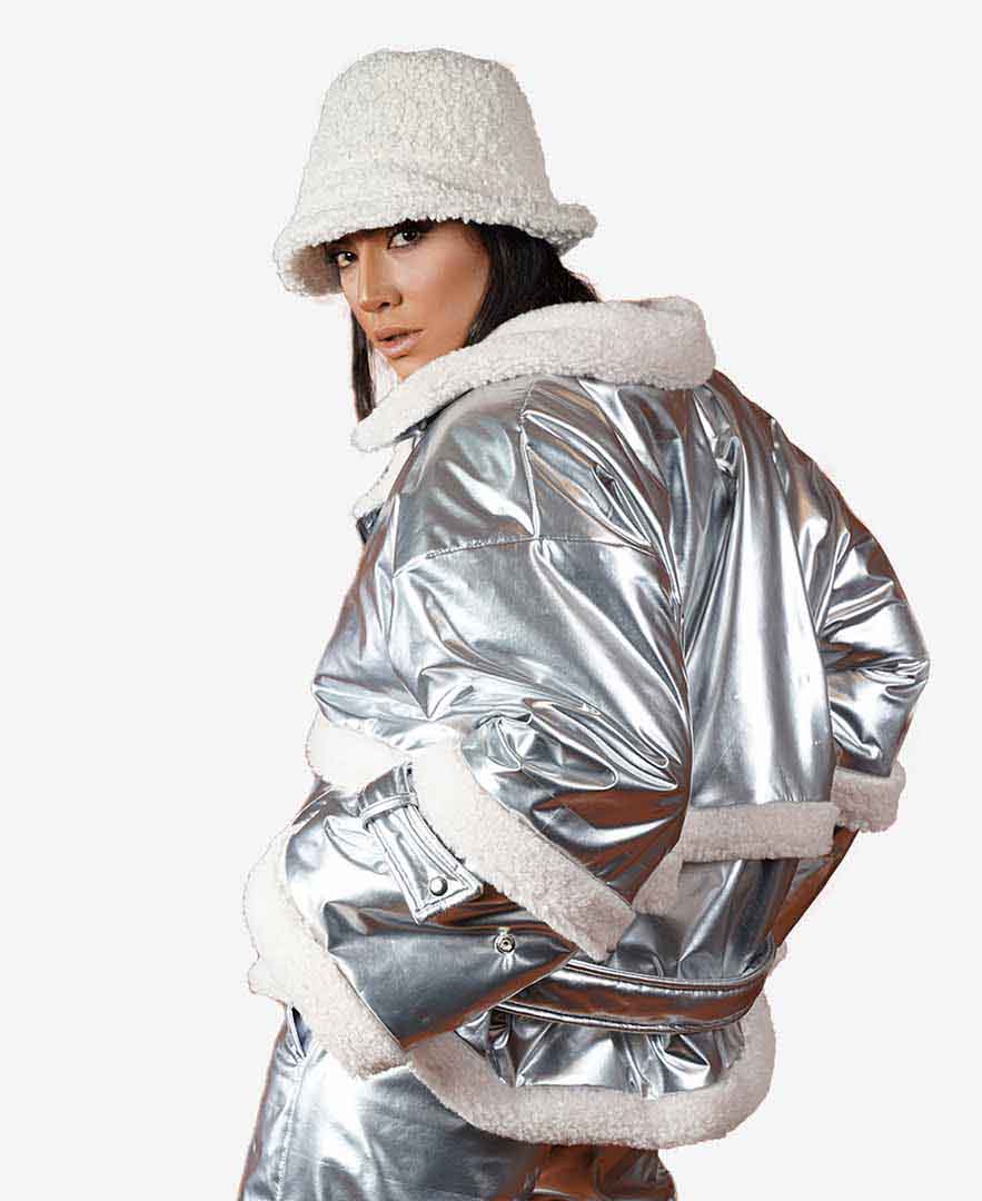 کاپشن ترکیبی زنانه