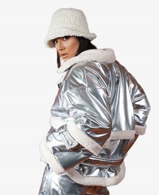 کاپشن ترکیبی زنانه