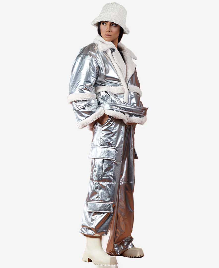 کاپشن ترکیبی زنانه