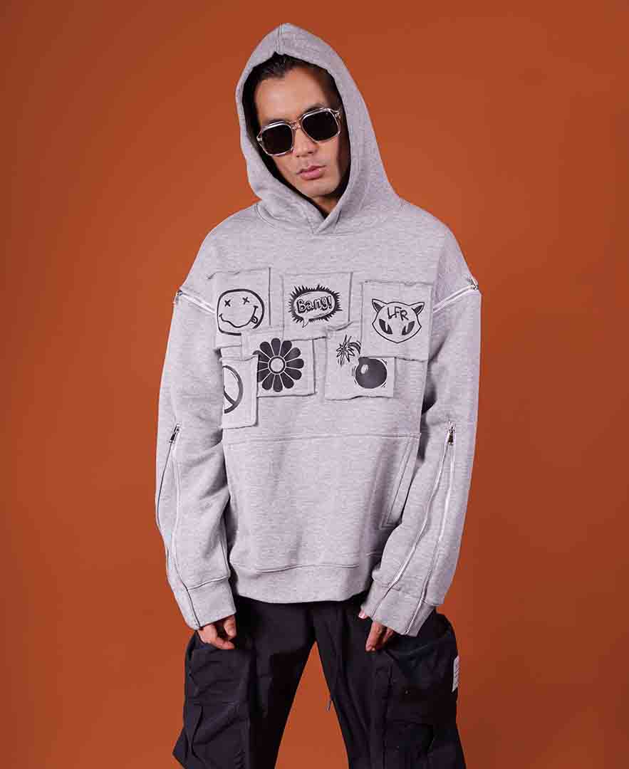 هودی تکه دوزی مردانه