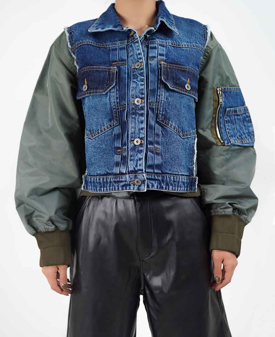 ژاکت ترکیبی زنانه