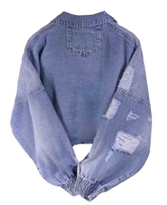 ژاکت آستین پفی زنانه