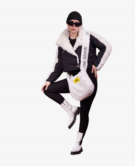 کاپشن ترکیبی زنانه