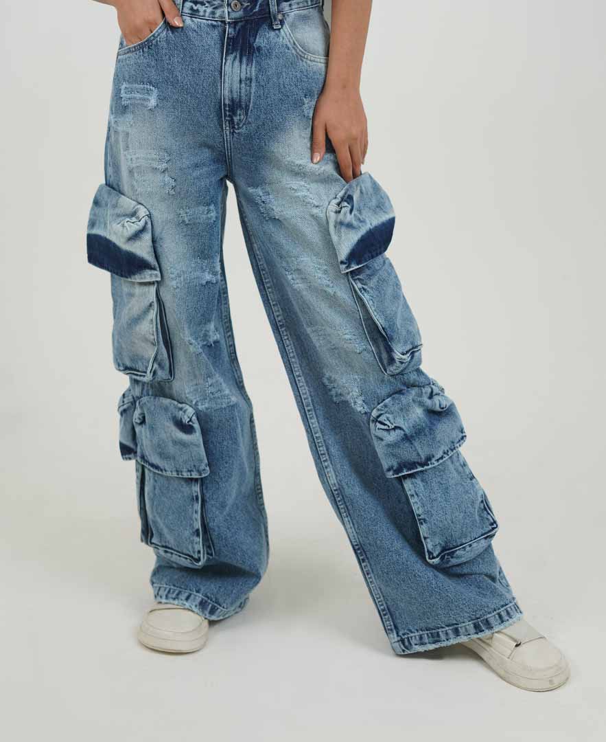 شلوار کارگو زنانه