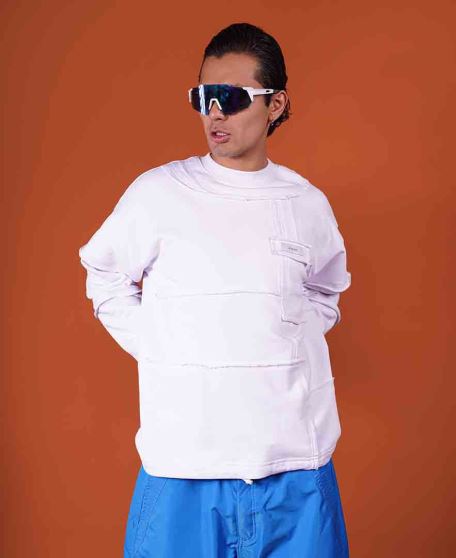 سوییشرت کثیف دوزی مردانه