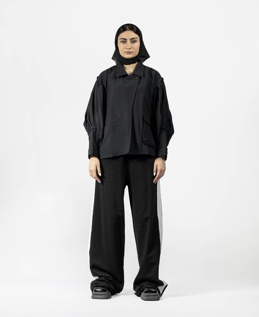 مانتو نامتقارن زنانه