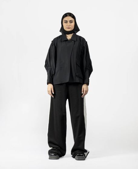 مانتو نامتقارن زنانه