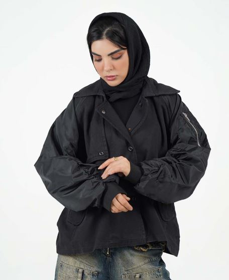 بارانی ترکیبی زنانه