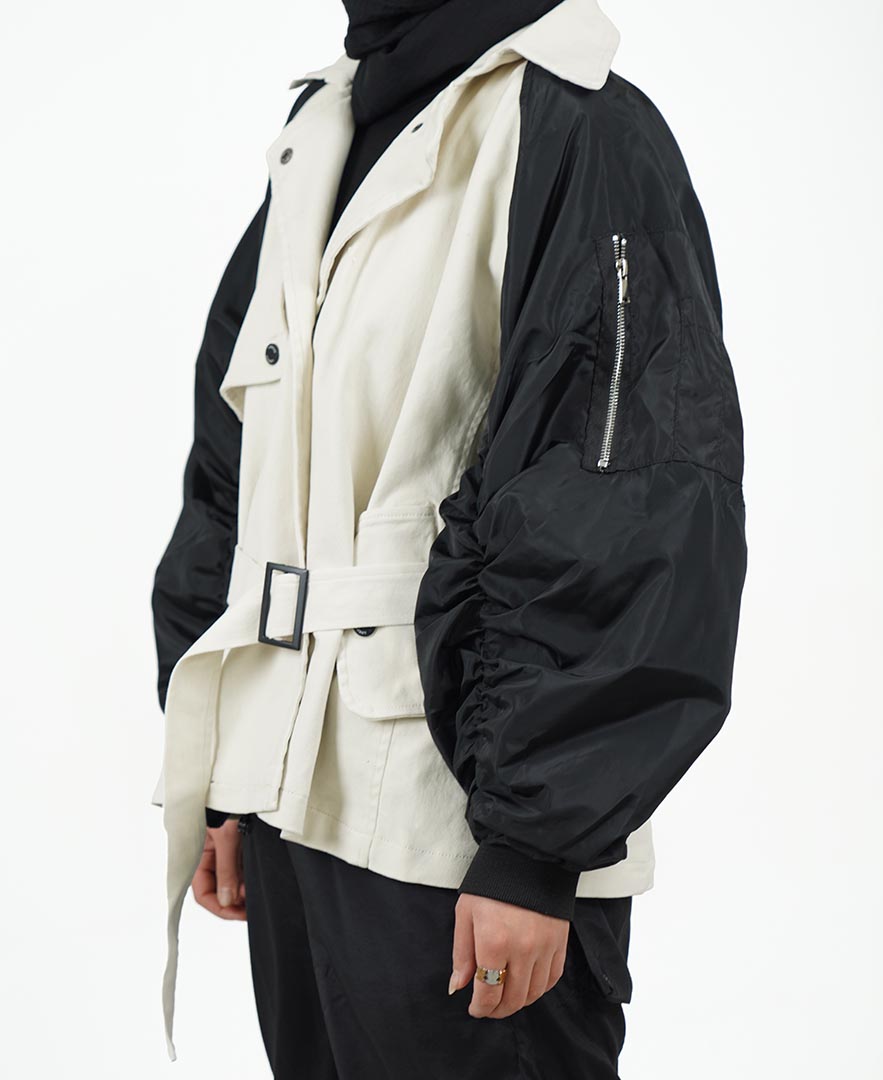 بارانی ترکیبی زنانه