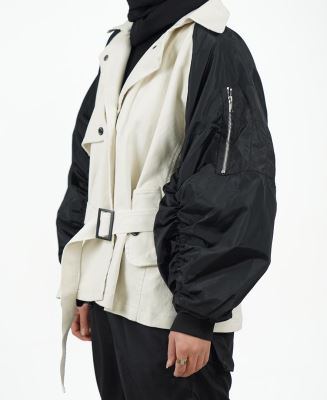 بارانی ترکیبی زنانه