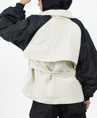 بارانی ترکیبی زنانه