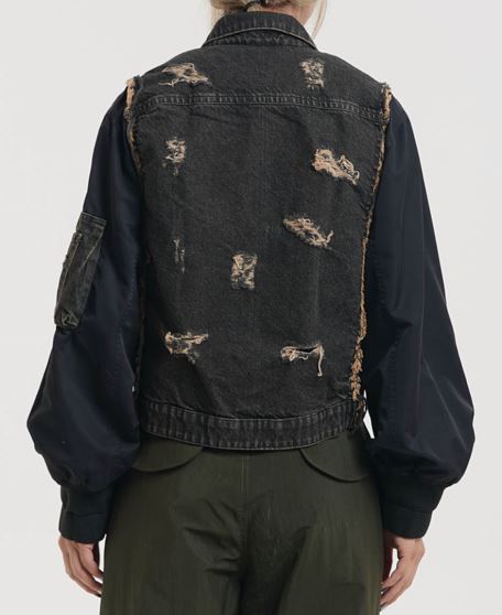 ژاکت ترکیبی زنانه