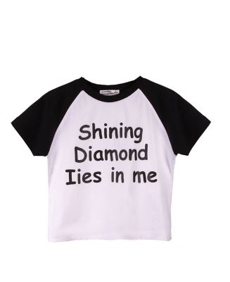 تیشرت چاپ دار زنانه