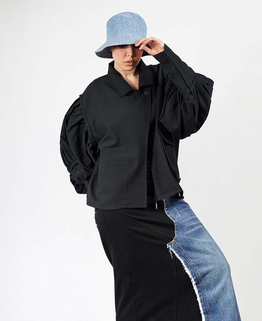 مانتو آستین پفی زنانه