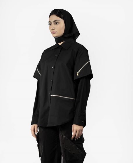 مانتو زیپ دار زنانه