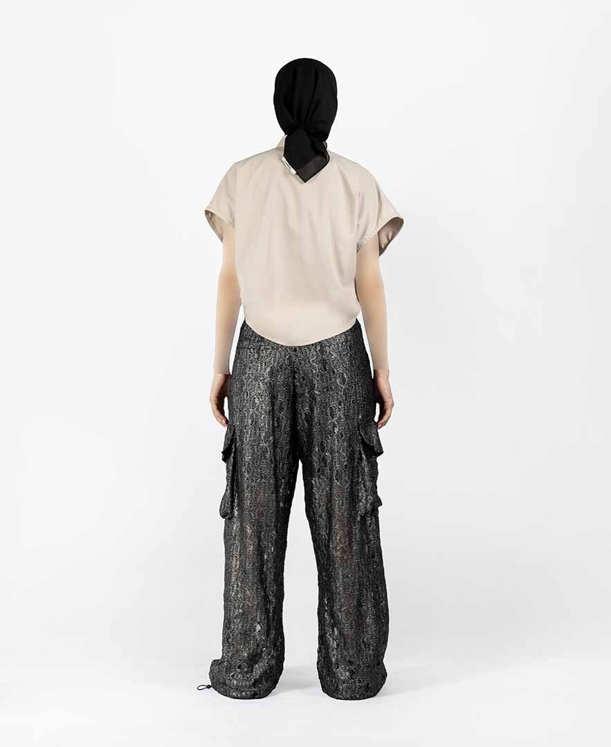 تاپ دکمه دار زنانه