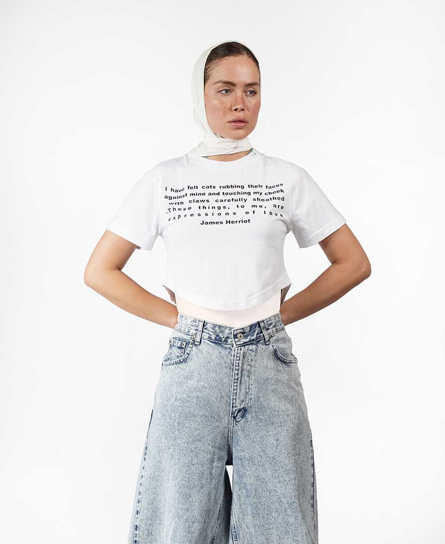 تیشرت چاپ دار زنانه