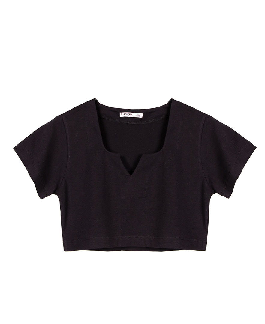 تیشرت کراپ زنانه