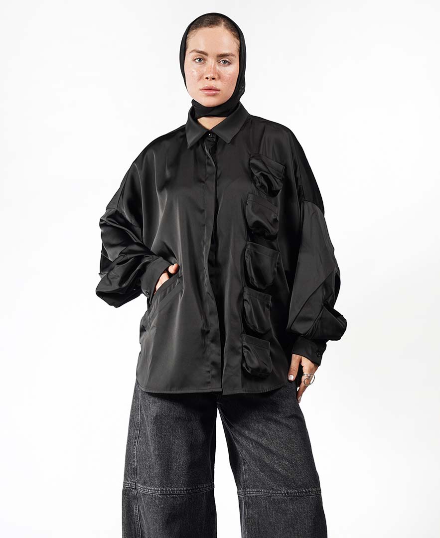 مانتو جیب دار زنانه