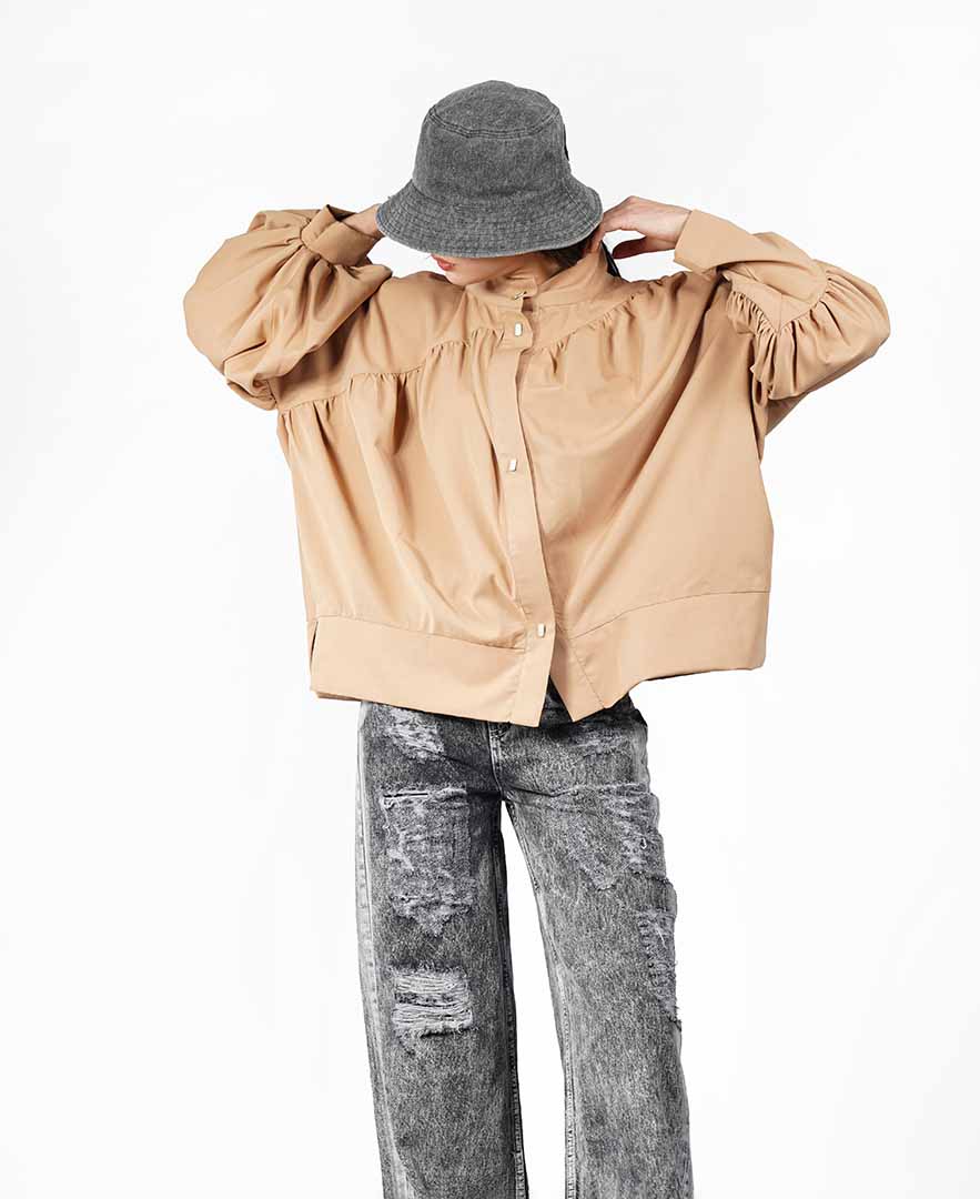 مانتو دکمه دار -