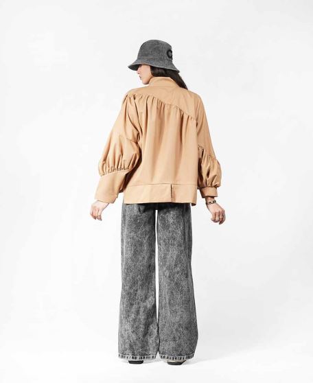 مانتو دکمه دار -