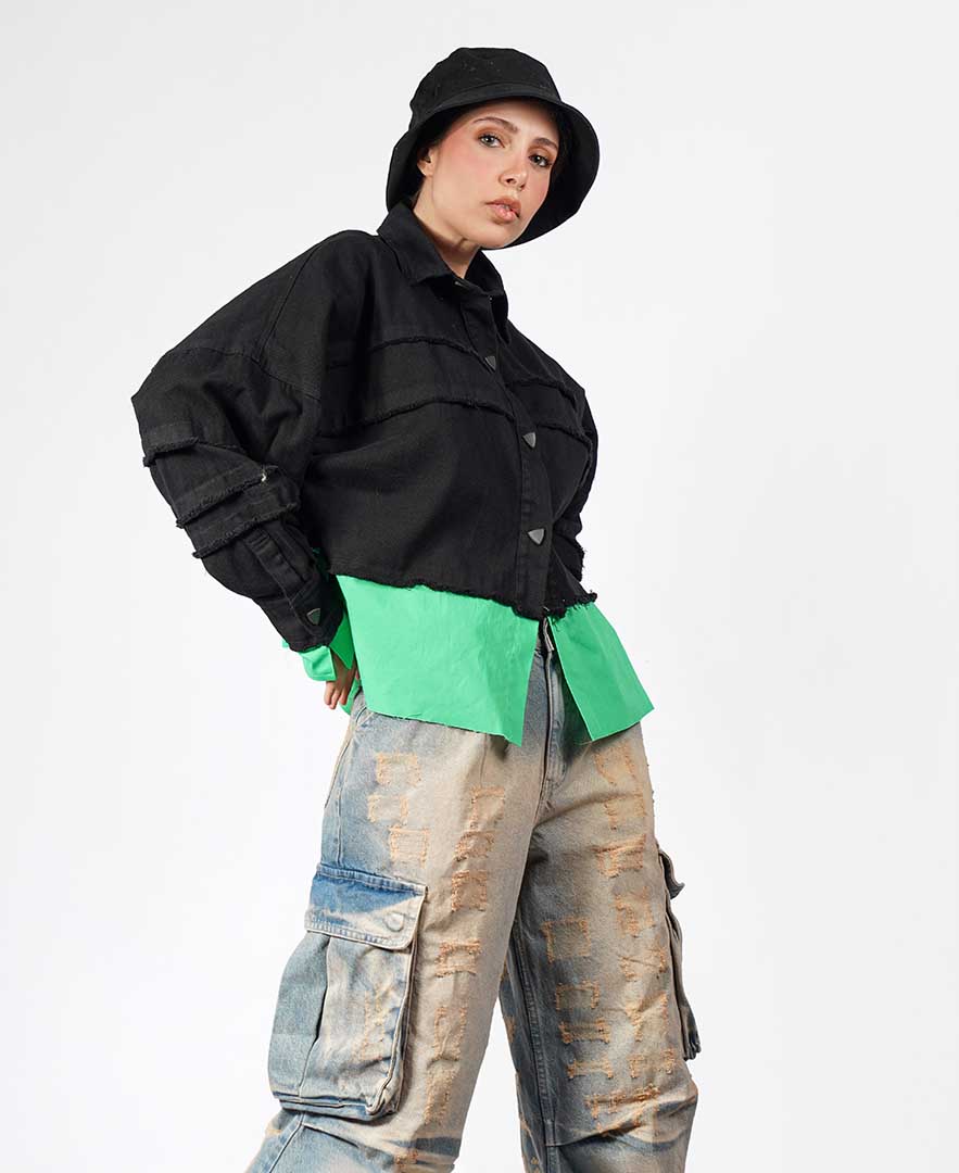 مانتو ترکیبی زنانه