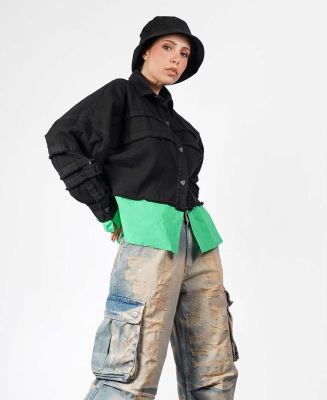 مانتو ترکیبی زنانه