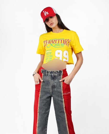 تیشرت چاپ دار زنانه