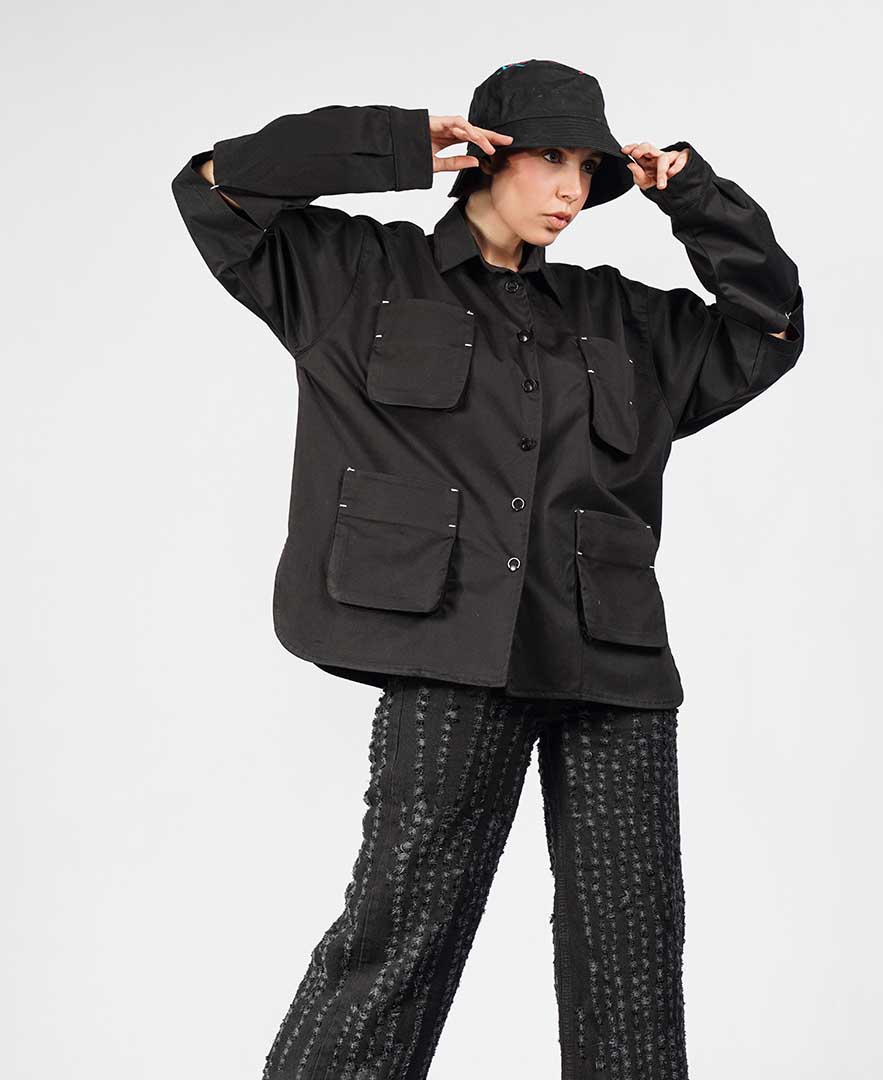 مانتو جیب دار زنانه