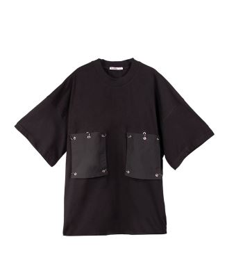 تیشرت پرچ دار مردانه