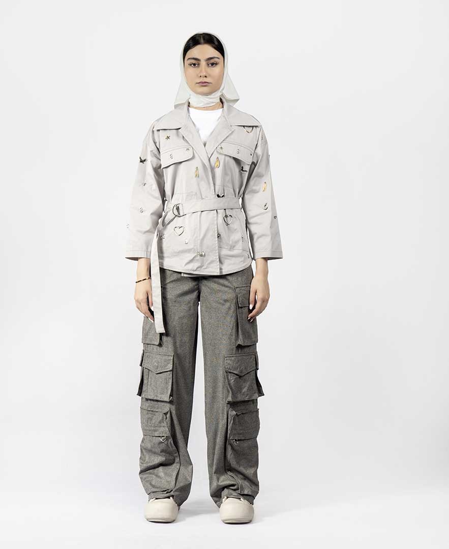 مانتو خرجکار دار زنانه