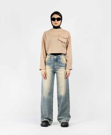 بلوز جیب دار زنانه