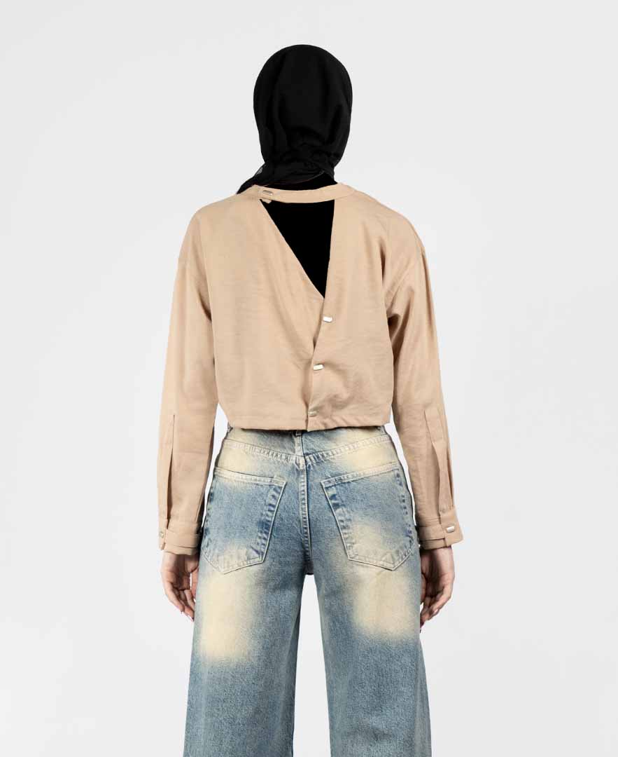 بلوز جیب دار زنانه