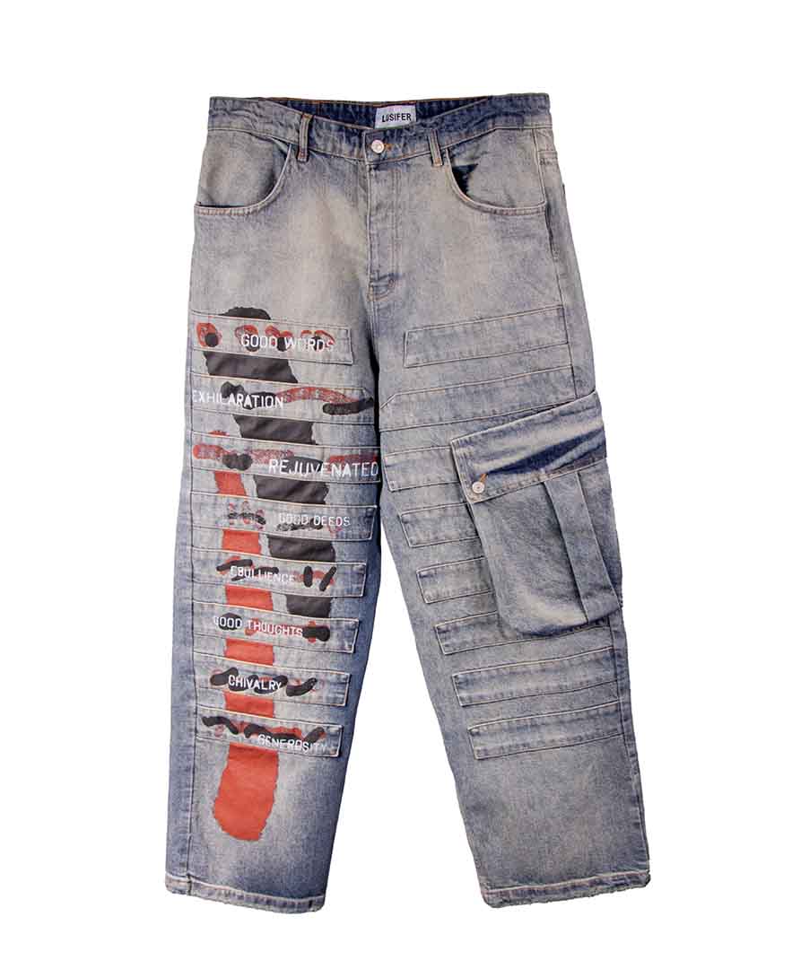 شلوار تکه دوزی مردانه