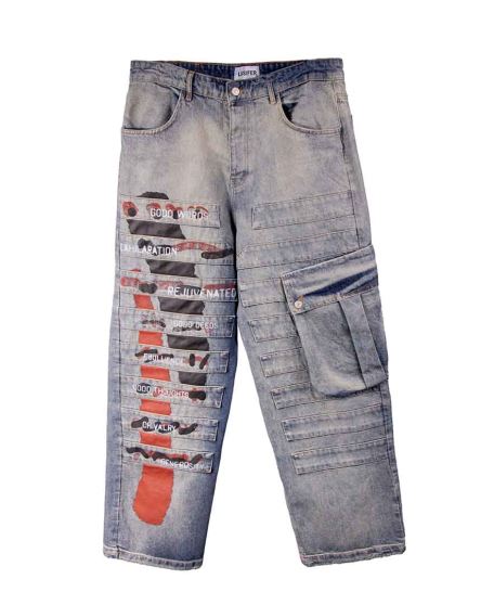 شلوار تکه دوزی مردانه